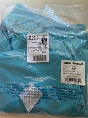 Lands' End Turquoise Athletic Women's Shorts